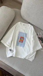 تیشرت استین سه ربع طرح ماهی ساردین 🐟🎣