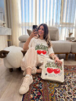 تیشرت پنبه طرح گیلاس 🍒✨ - Image 3