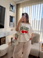 تیشرت پنبه طرح گیلاس 🍒✨ - Image 7