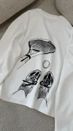 تیشرت استین بلند طرح تنیس🎾 - Image 3